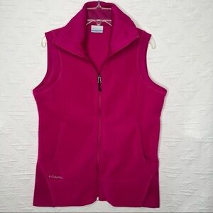 COLUMBIA VEST . Size M. Magenta Color.